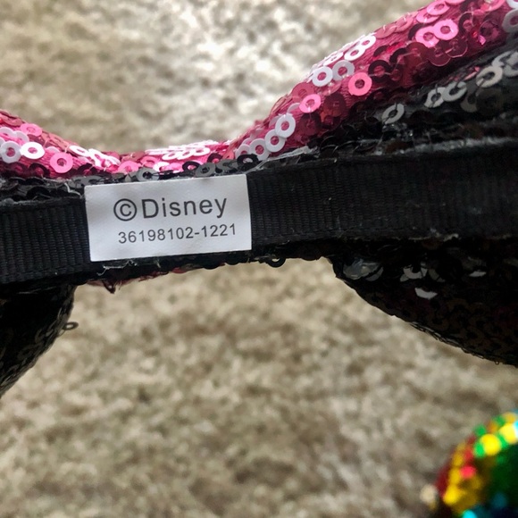 Lot of Two Disney Minie Mouse Ears Headbands - Picture 2 of 6